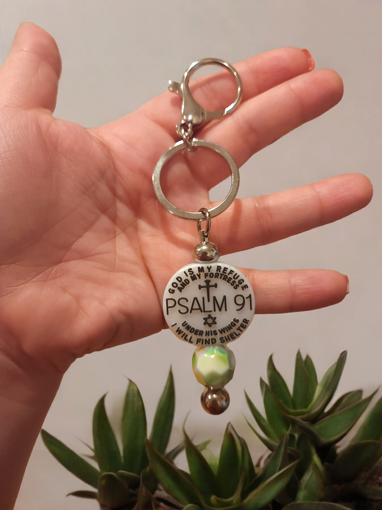 Psalm 91 Keychains