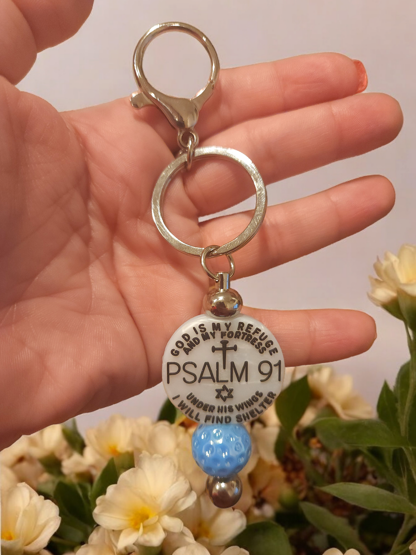 Psalm 91 Keychains