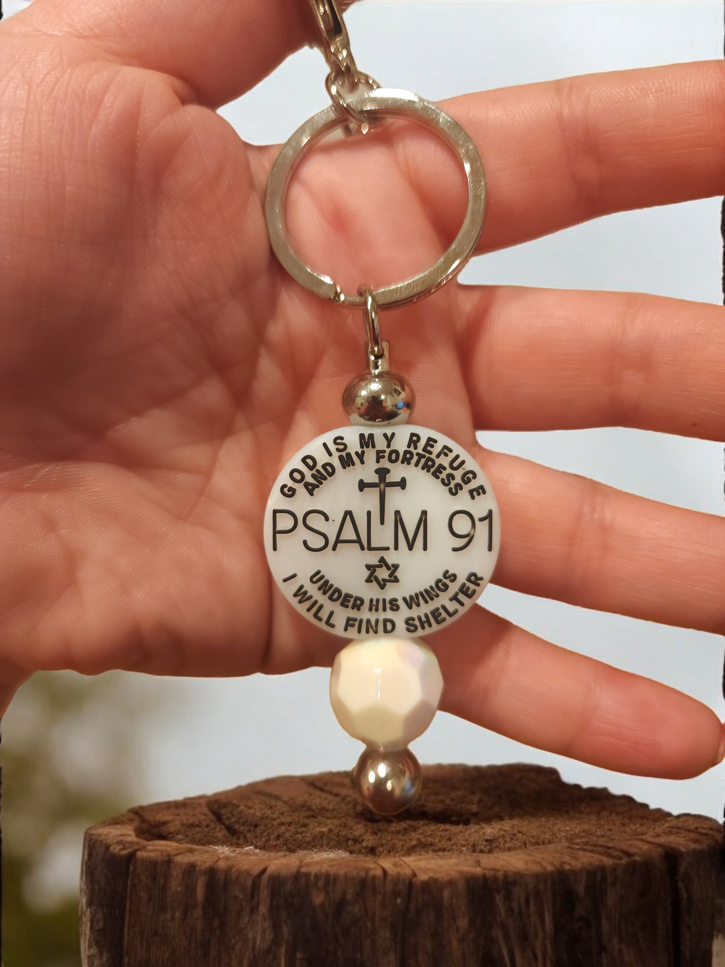 Psalm 91 Keychains