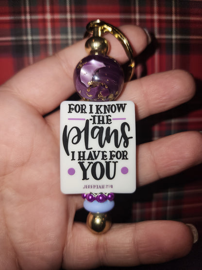 Bible Verse Keychains