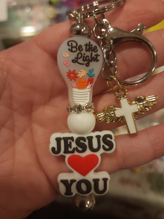 Be The Light Keychains